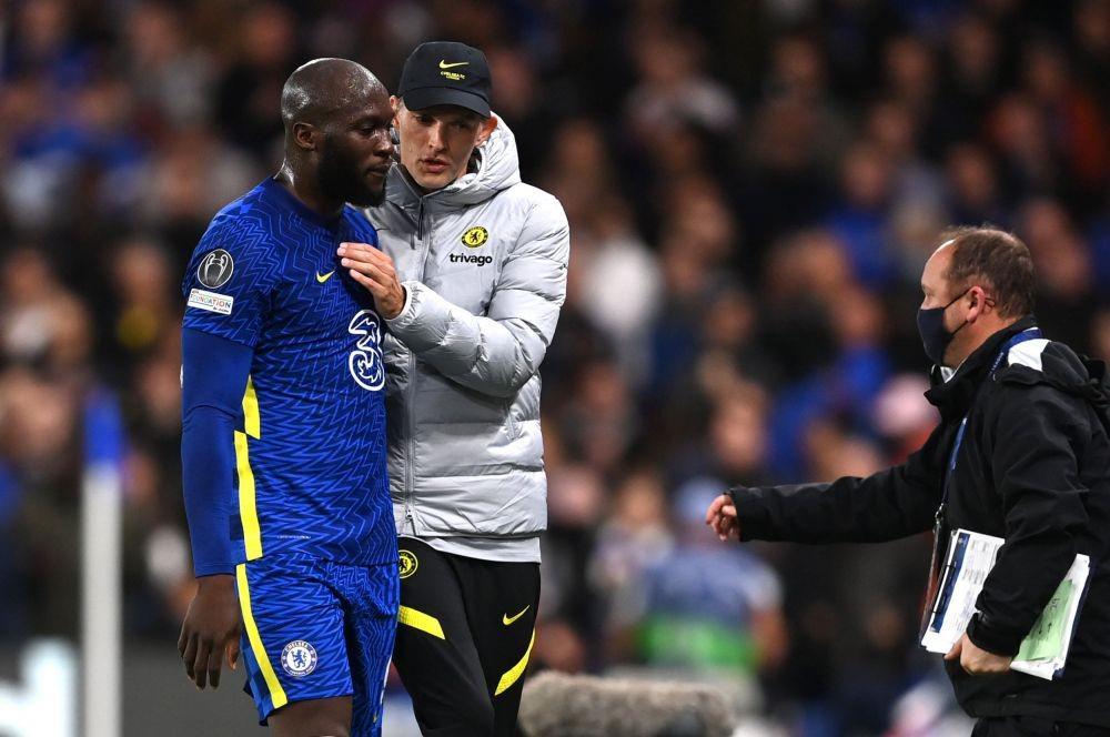 Romelu Lukaku dan Thomas Tuchel. (metro.co.uk)