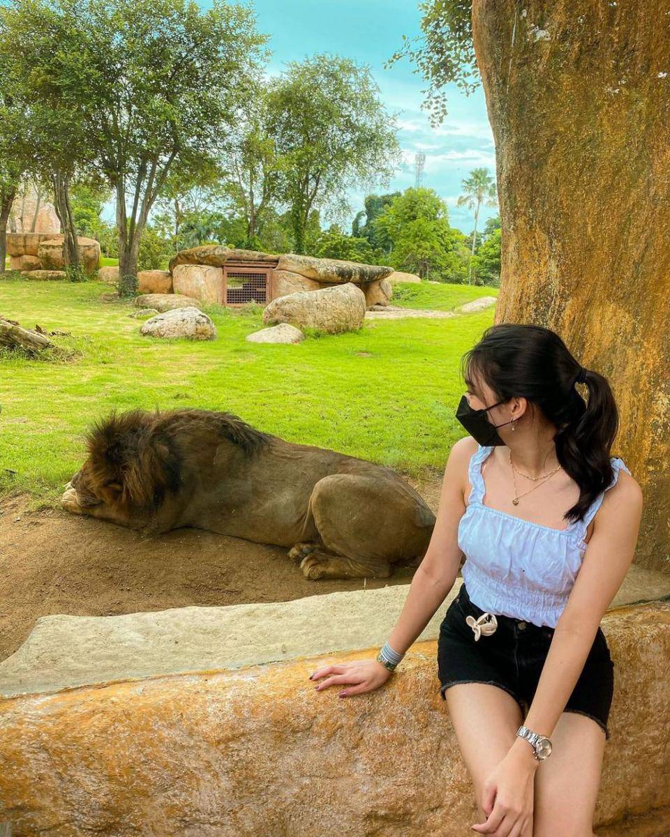 potret Gracia JKT48 di Bali Zoo (instagram.com/jkt48gracia)