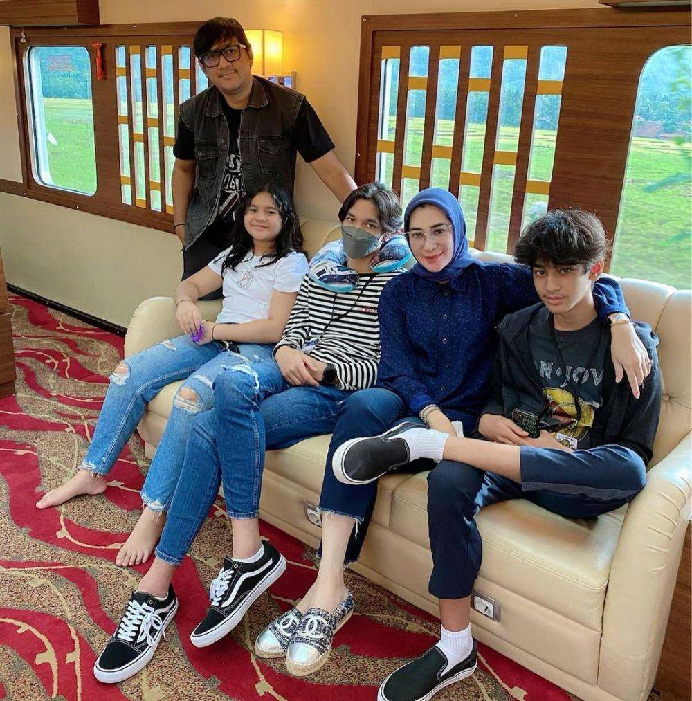 potret mewah kereta api Andre Taulany (instagram.com/andreastaulany)