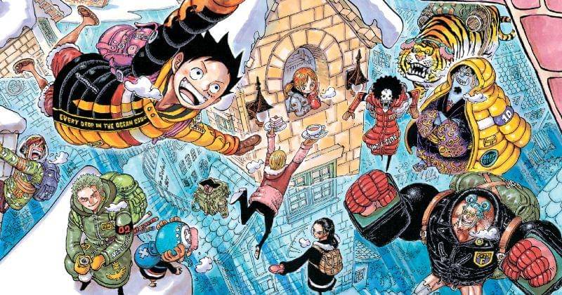 Sampul warna One Piece 1036. (mangaplus.shueisha.co.jp/One Piece)