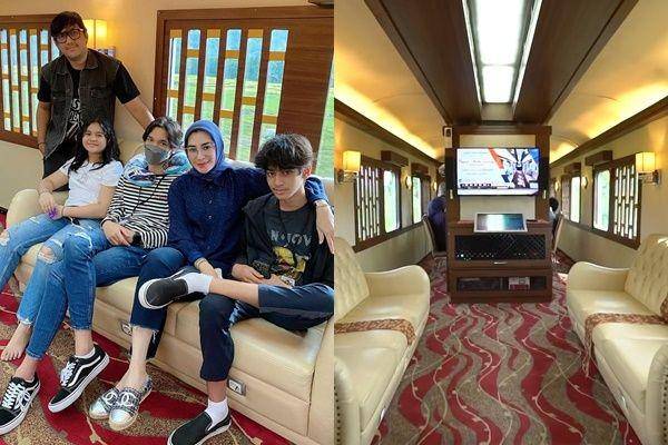 potret mewah kereta api Andre Taulany (instagram.com/andreastaulany | youtube/taulany tv)