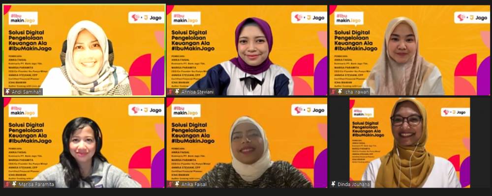 PT Bank Jago Tbk berkolaborasi dengan sebuah platform belajar online yakni, Ibu Punya Mimpi, untuk membantu para ibu dalam mengembangkan usahanya melalui program edukasi dan akselerasi bisnis. (Dok. Bank Jago)