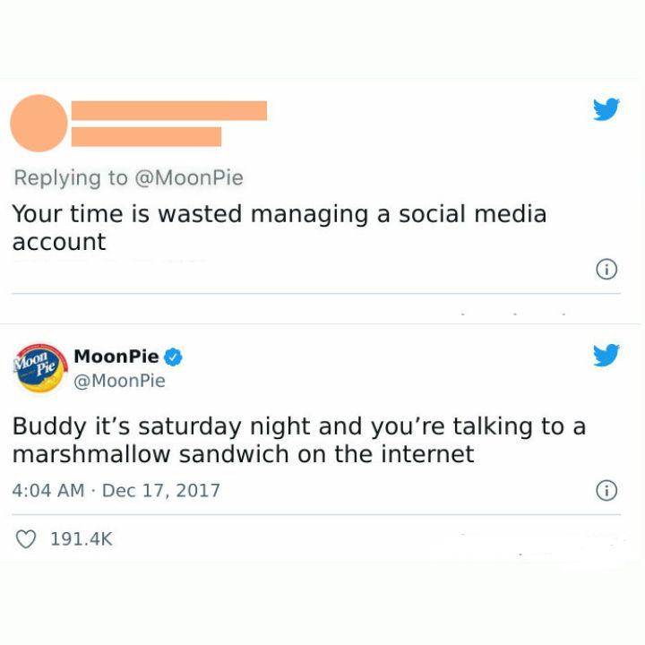 balasan menohok dan kocak dari perusahaan (twitter.com/MoonPie)