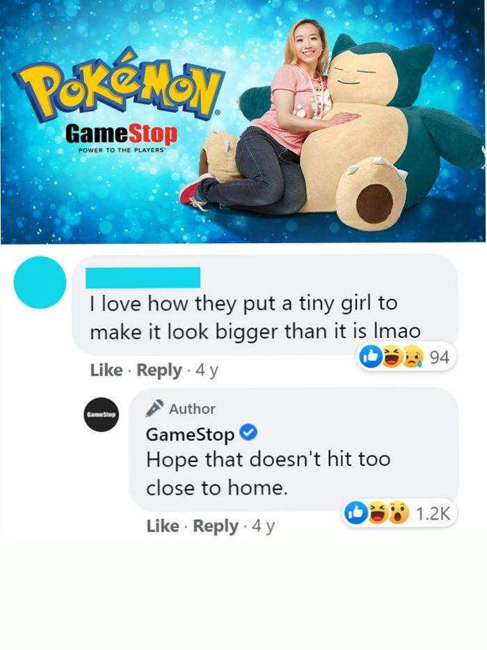 balasan menohok dan kocak dari perusahaan (facebook.com/GameStop)