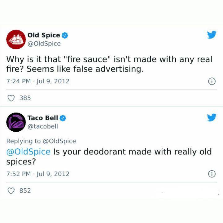 balasan menohok dan kocak dari perusahaan (twitter.com/OldSpice)