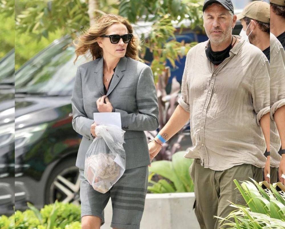 potret proses syuting film Ticket to Paradise (justjared.com)