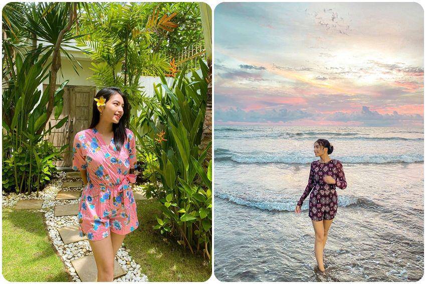kolase foto Gracia JKT48 di Bali (instagram.com/jkt48gracia)