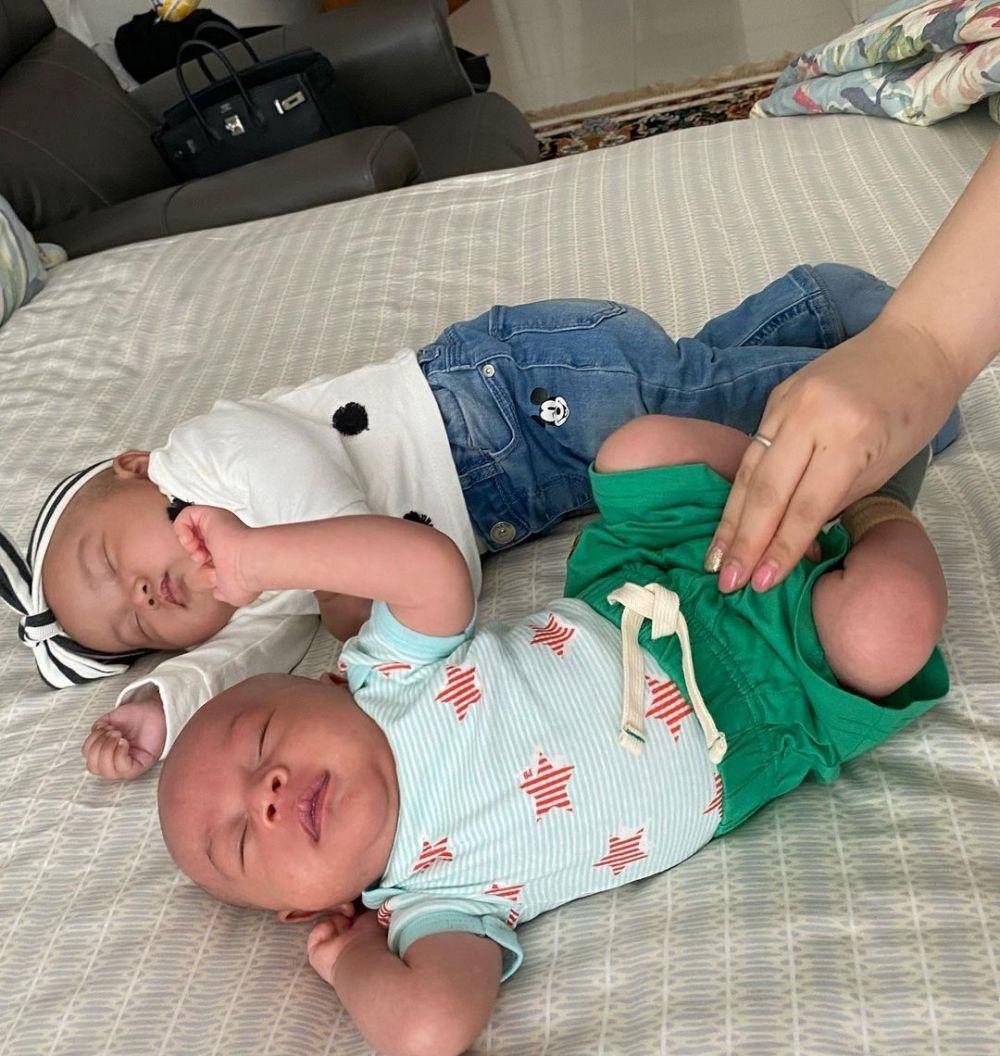 Baby Rayyanza dan Meshwa (instagram.com/fazeelameshwa.athari)