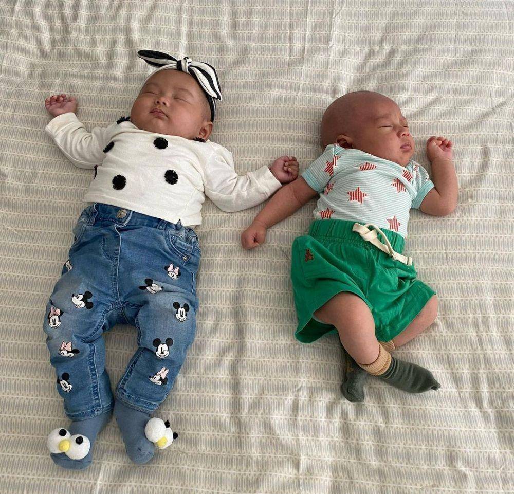Baby Rayyanza dan Meshwa (instagram.com/shantydenny)