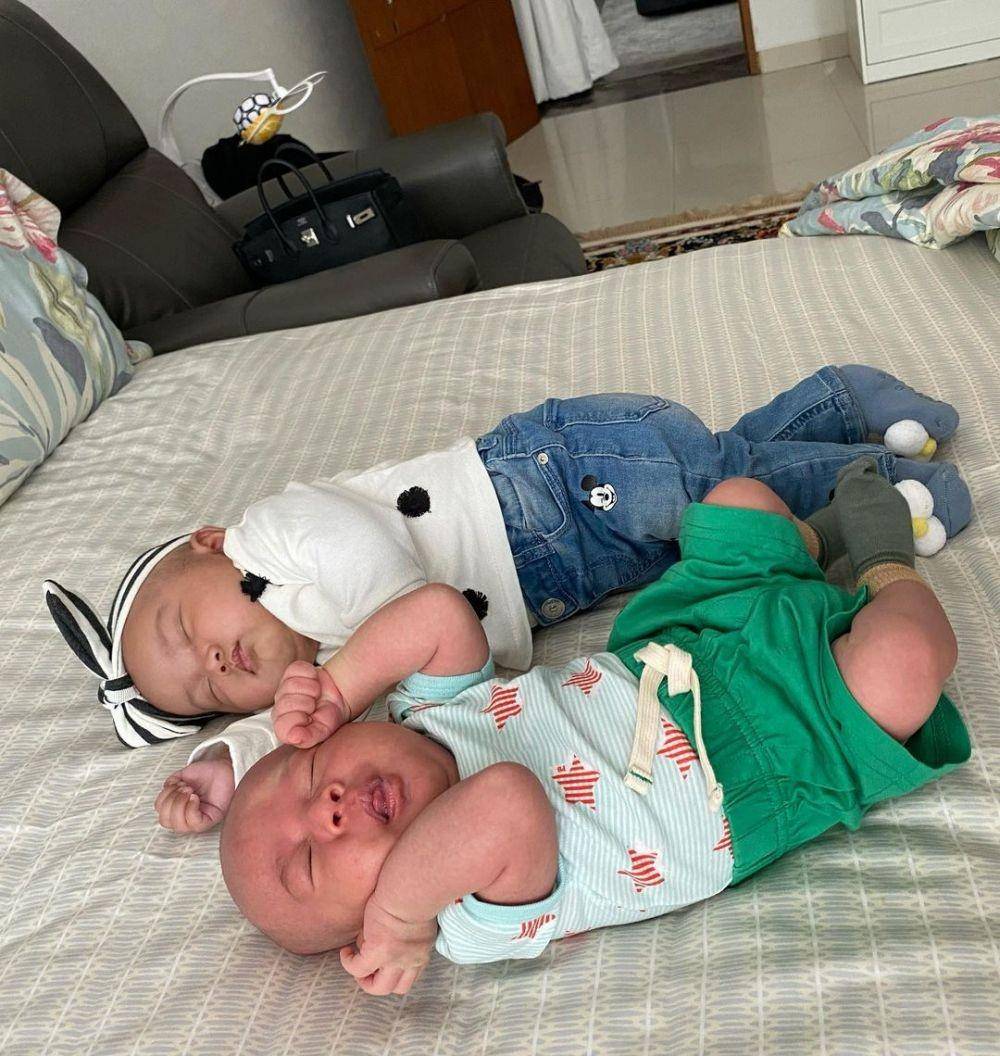 Baby Rayyanza dan Meshwa (instagram.com/fazeelameshwa.athari)