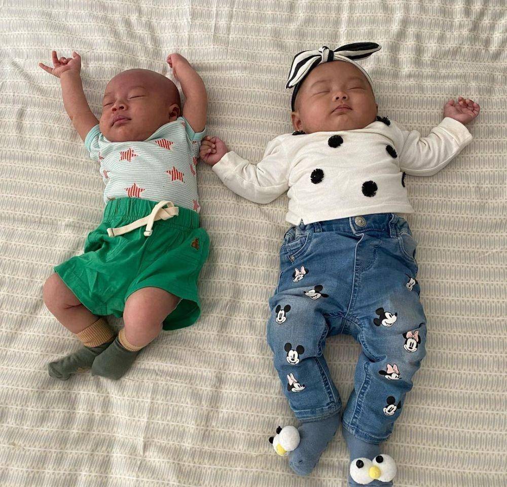 Baby Rayyanza dan Meshwa (instagram.com/shantydenny)