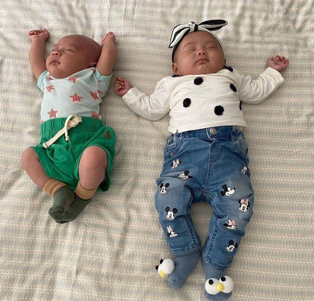Baby Rayyanza dan Meshwa (instagram.com/shantydenny)