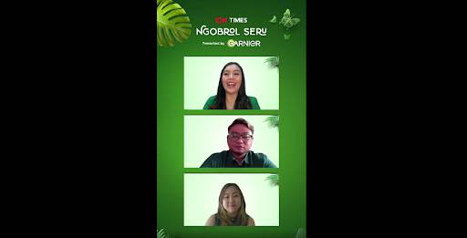 Para pembicara dan moderator di IG Live Ngobrol Seru (Dok. Garnier)