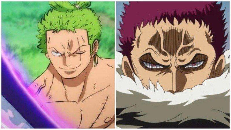 Roronoa Zoro dan Charlotte Katakuri. (Dok. Toei Animation)