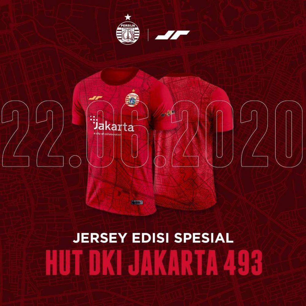 jersey Persija memperingati HUT Jakarta ke 439 (instagram.com/persija)