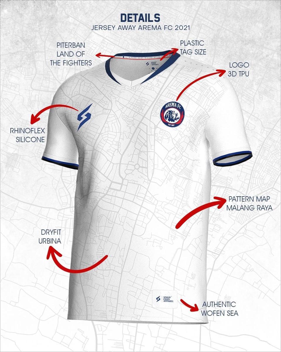 jersey away Arema musim 2021/2022 (instagram.com/aremafcofficial)