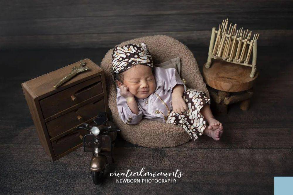 potret Baby Adzam saat lakukan pemotretan (instagram.com/creatinkmoments)
