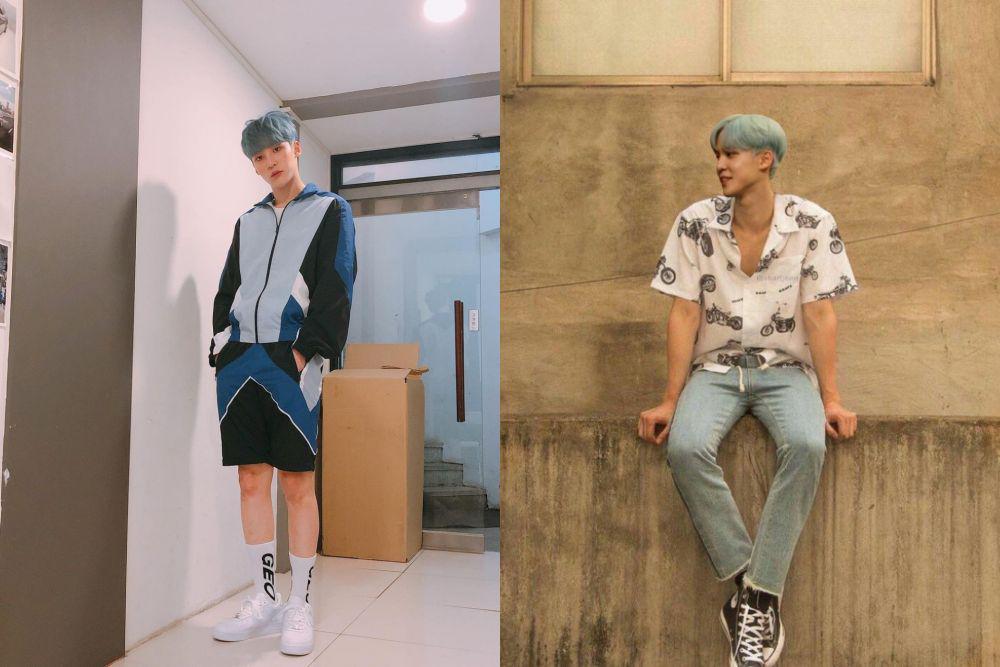 9 Ide Gaya Kasual ala Yunho ATEEZ, Simpel dan Mudah Disontek!