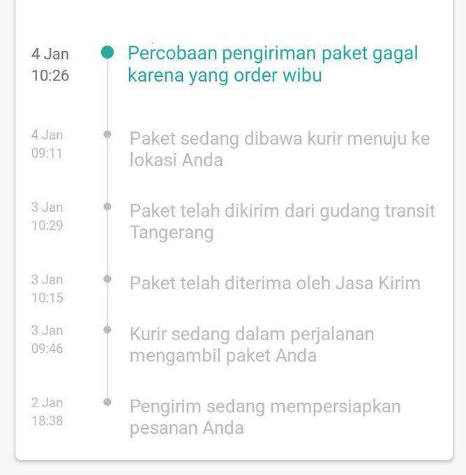 track order barang kocak (twitter.com/Meowless_)