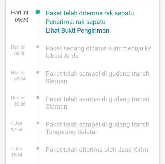 track order barang kocak (twitter.com/segoondok)