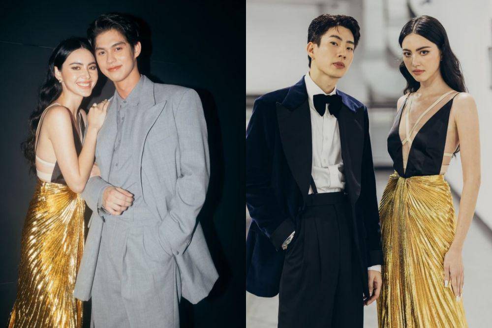 Davika Hoorne, Bright Vachirawit dan Off Jumpol Adulkittiporn (instagram.com/davikah)