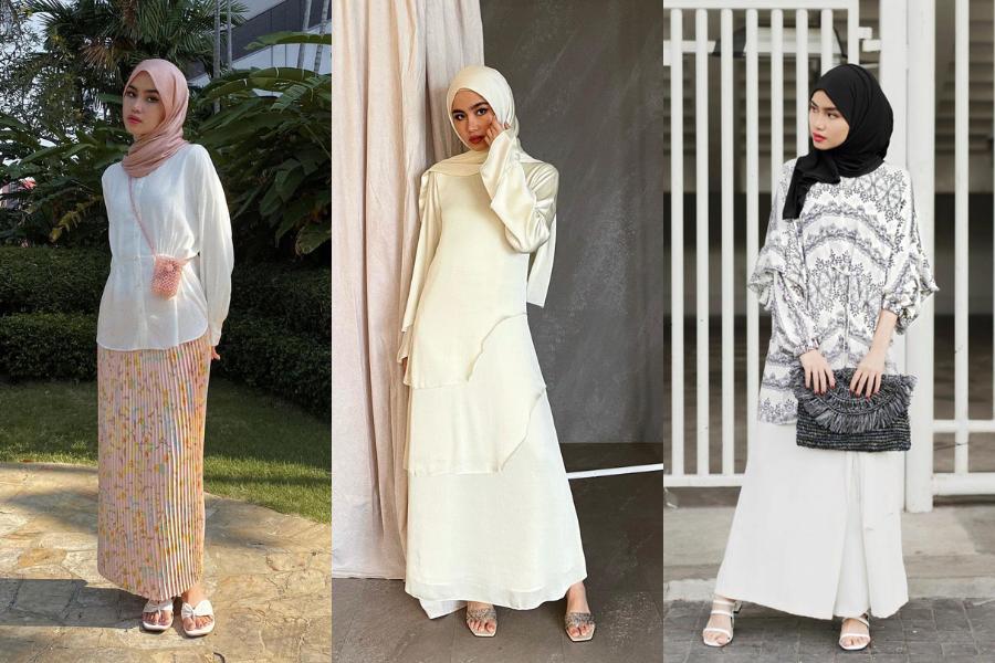 9 Style Kondangan Bertema Putih ala Firaa Assagaf, Menawan Tak Terlupa