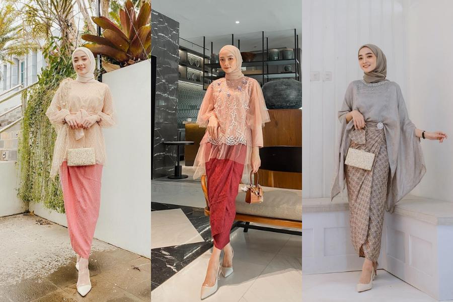 9 Ide Outfit Kondangan Liza Rosalita, Set Batik dan Kebayanya On Point