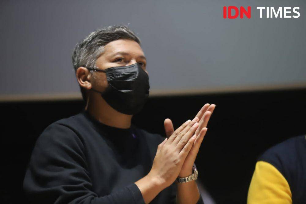 Gading Marten di acara peresmian IBL 2022. (IDN Times/Sandy Firdaus)