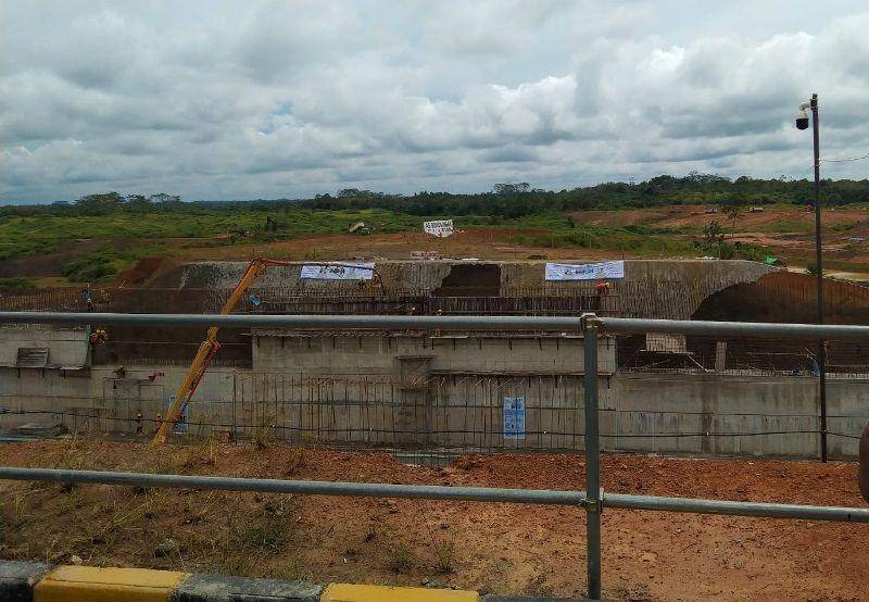 Progres pembangunan bendungan Semoi - Sepaku bakal dijadikan penunjang utama air bersih di IKN kelak (IDN TImes/Ervan)