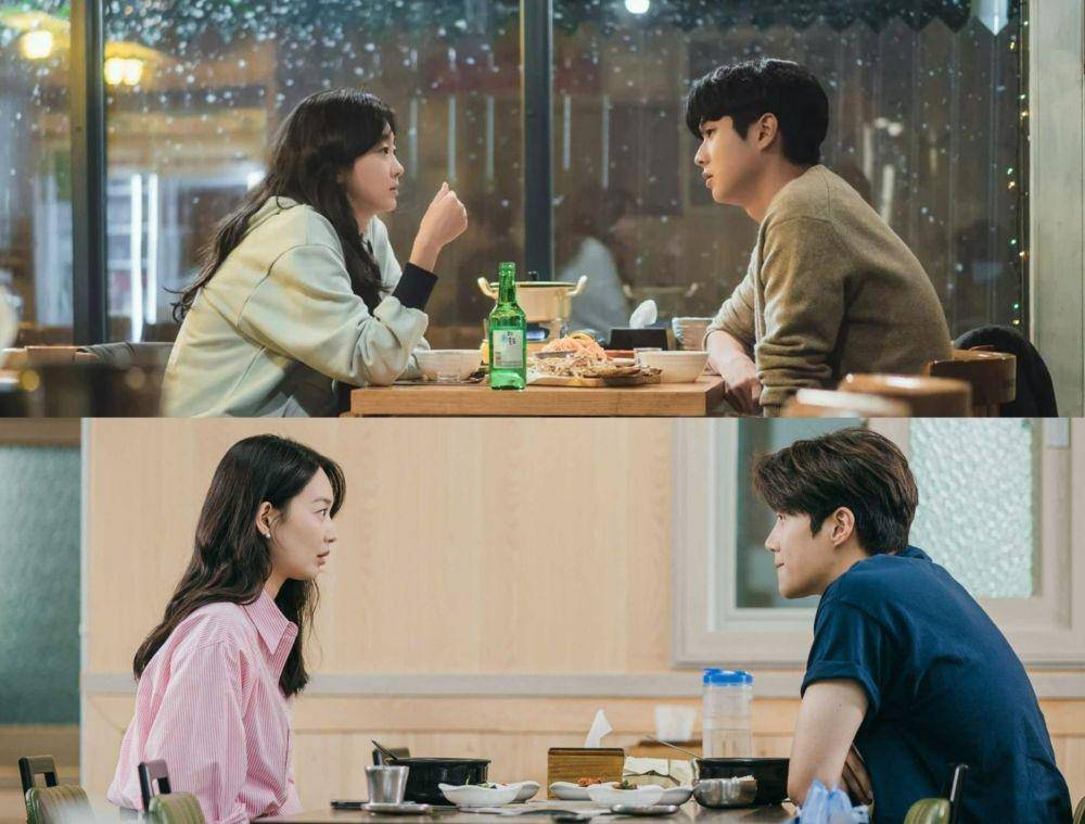 (atas) Cuplikan Our Beloved Summer (https://www.hancinema.net/) / (bawah) Cuplikan Hometown Chachacha (https://www.hancinema.net/)