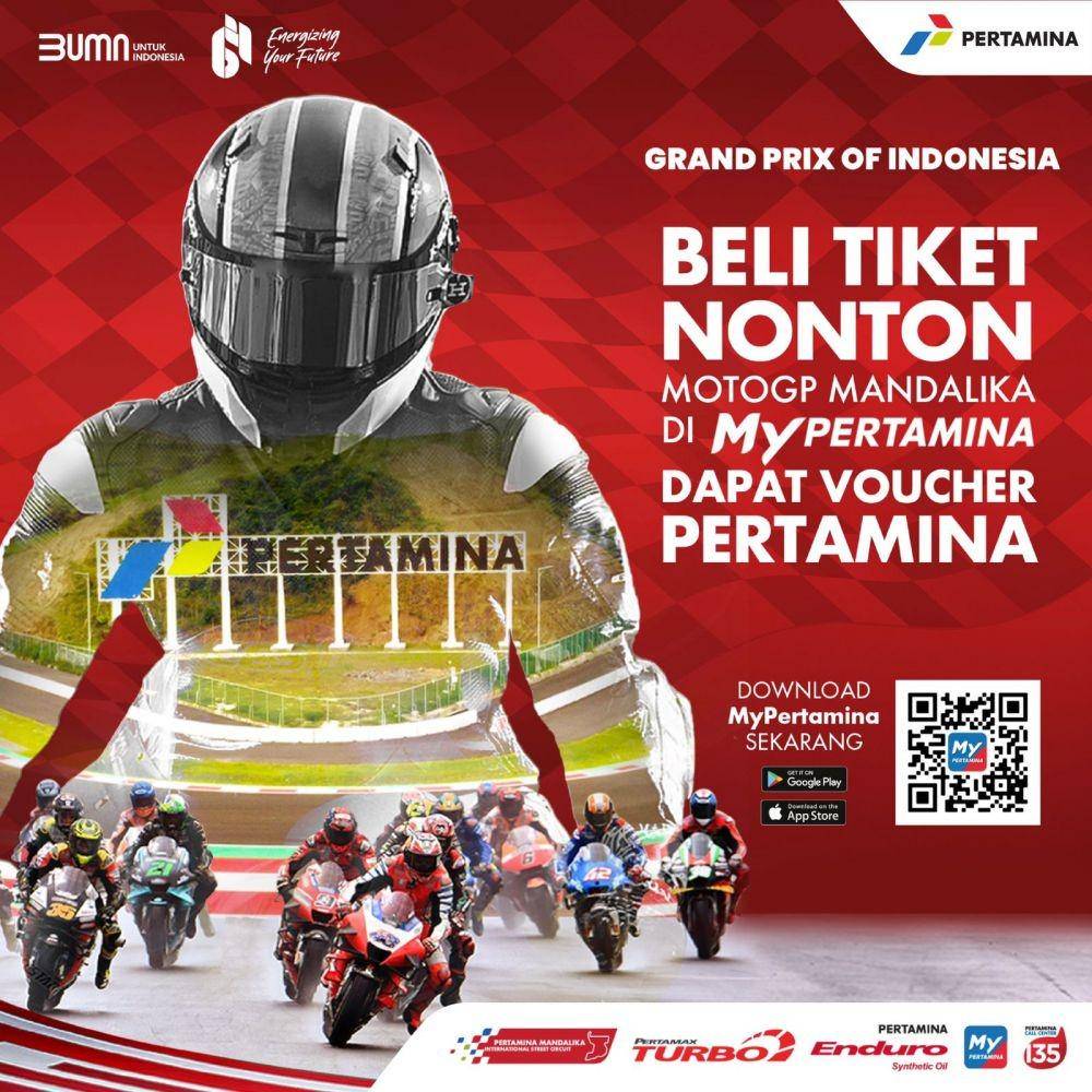 Ilustrasi promo MotoGP Mandalika (dok. Pertamina)