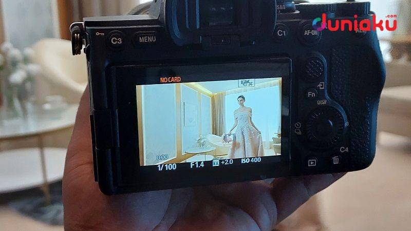 Kamera Sony Alpha 7 IV. duniaku.com/Adhitya Daniel