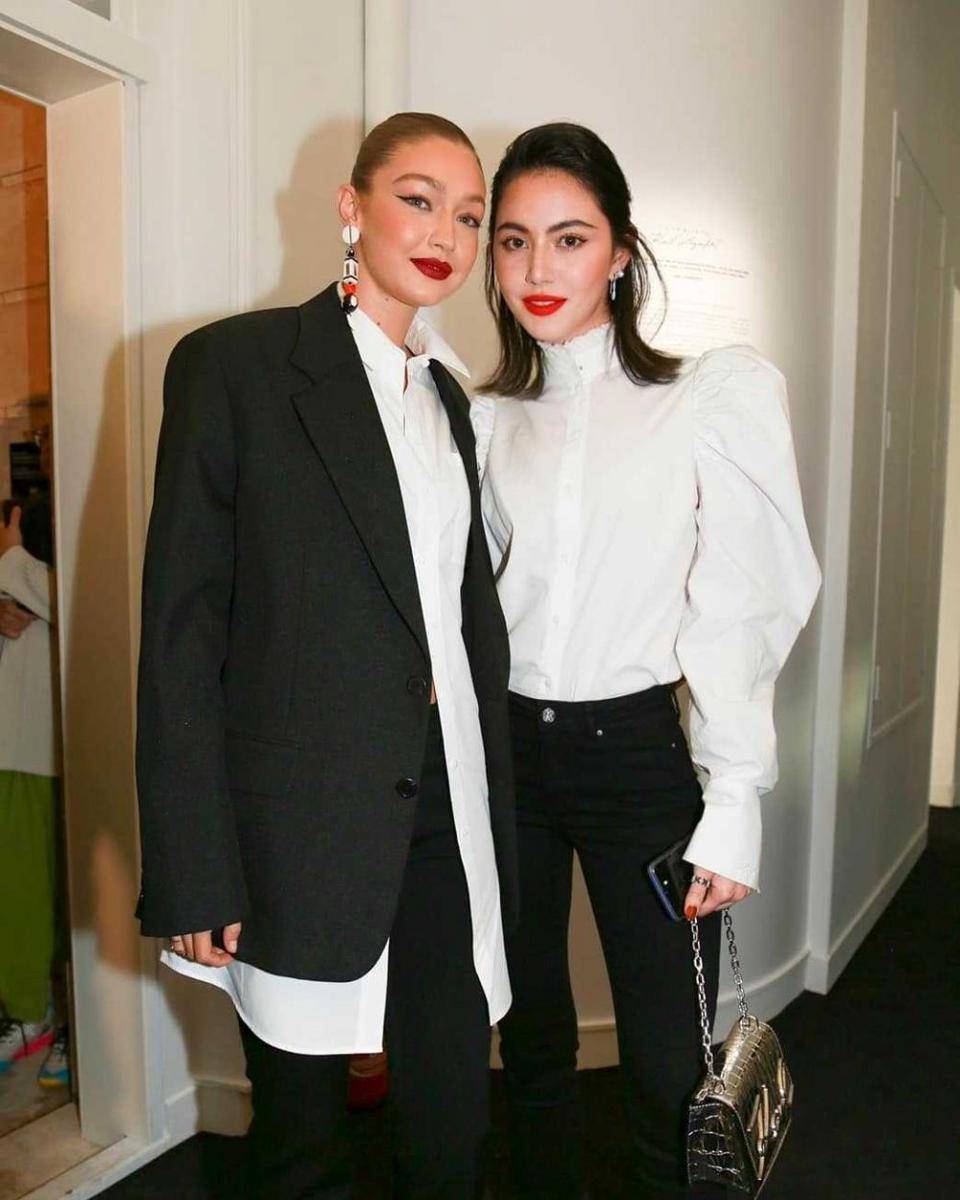 Mai Davika dan Gigi Hadid (instagram.com/davikah)
