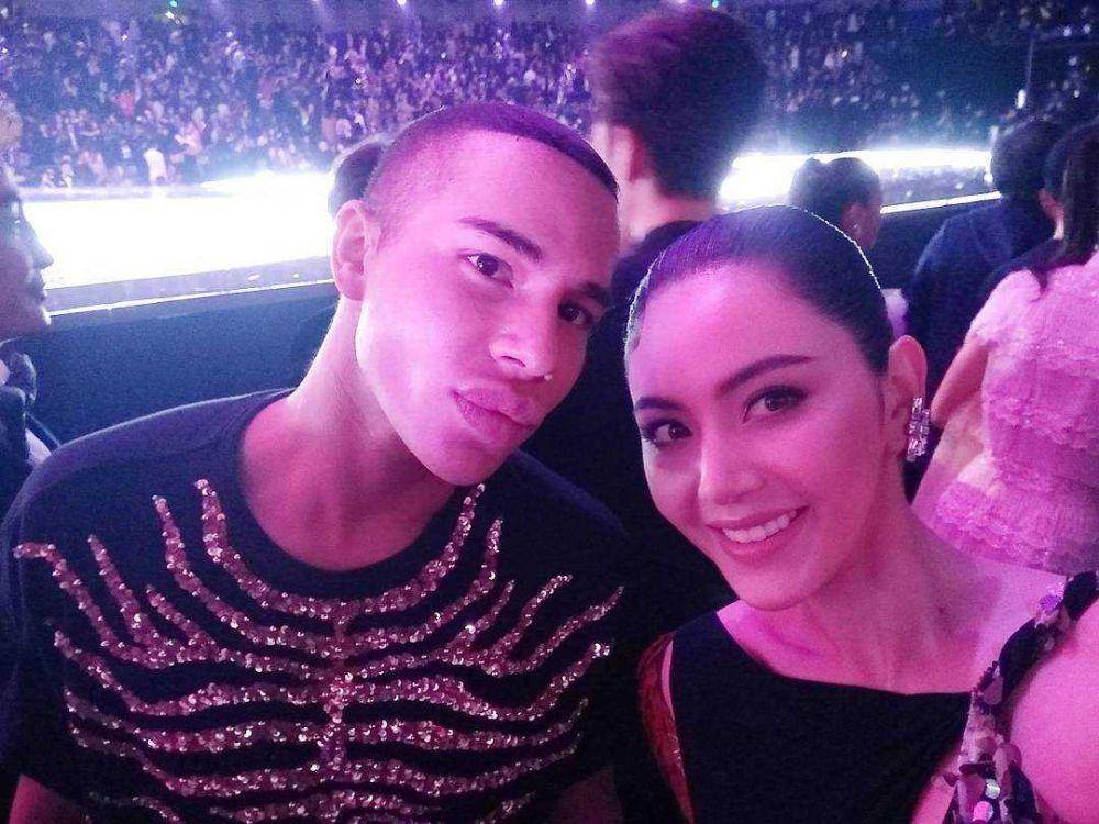 Mai Davika dan Olivier Rousteing (instagram.com/davikah)
