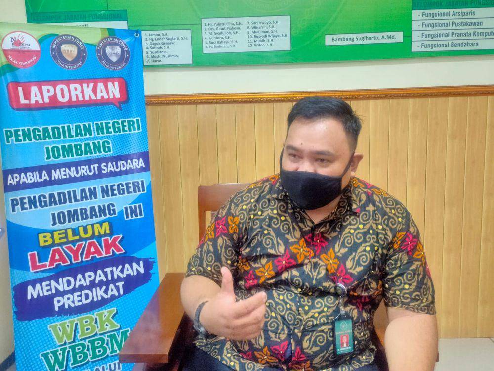 Humas Pengadilan Negeri Jombang Muhammad Riduansyah. IDN Times/Zainul Arifin