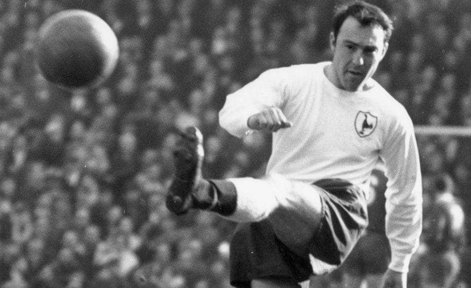 Jimmy Greaves berseragam Tottenham Hotspur. (tottenhamhotspur.com)