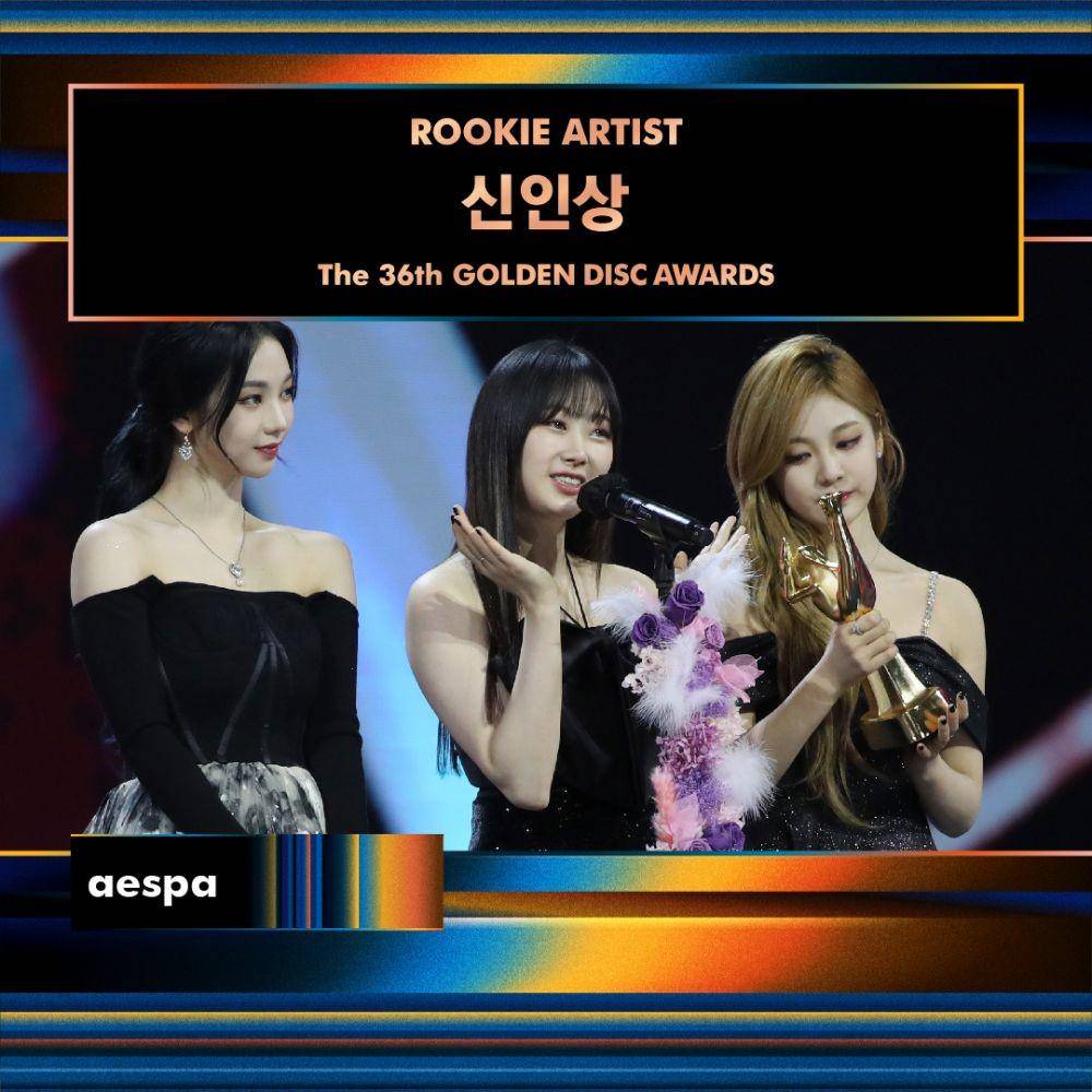 aespa di Golden Disc Awards 2022 (twitter.com/GoldenDisc_en)