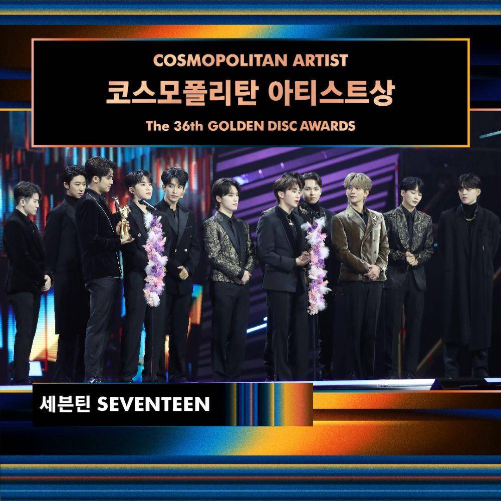 SEVENTEEN di Golden Disc Awards 2022 (twitter.com/GoldenDisc_en)