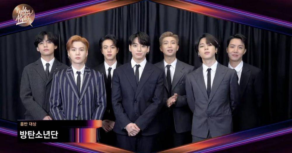 BTS di Golden Disc Awards 2022 (youtube.com/GoldenDiscAwards)