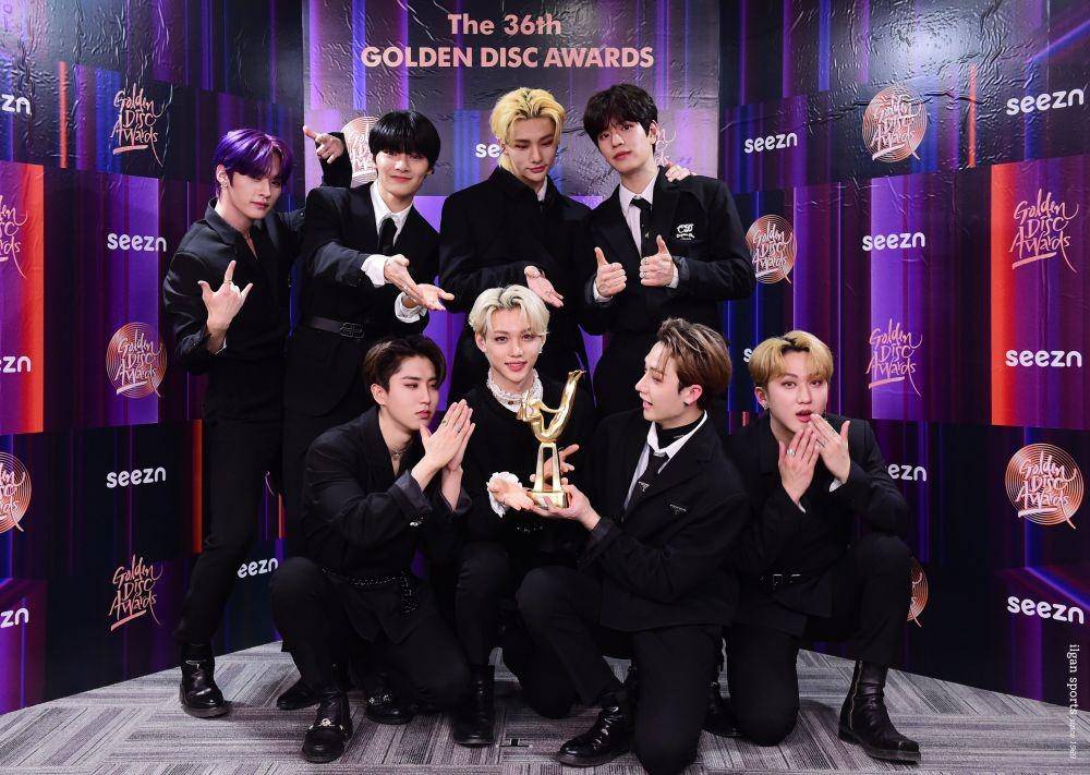 Stray Kids di Golden Disc Awards 2022 (twitter.com/JTBC_Awards)