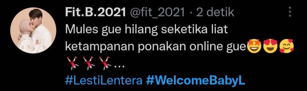 Respons warganet pertama melihat Baby L anak Leslar (twitter.com/fit_2021)