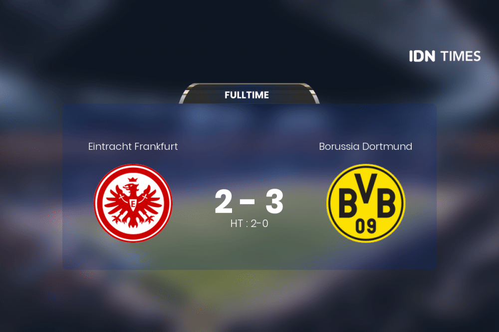 Borussia Dortmund Permalukan Eintracht Frankfurt di Kandangnya