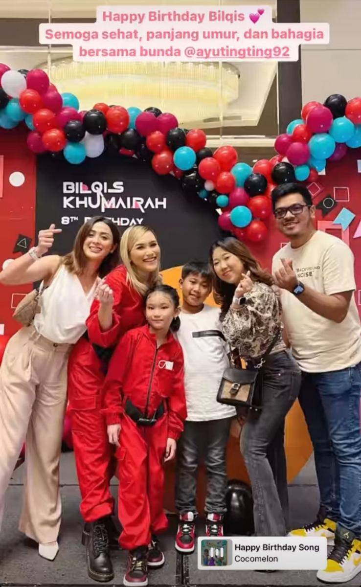 Ulang tahun Bilqis anak Ayu Ting Ting (instagram.com/kikysaputrii)