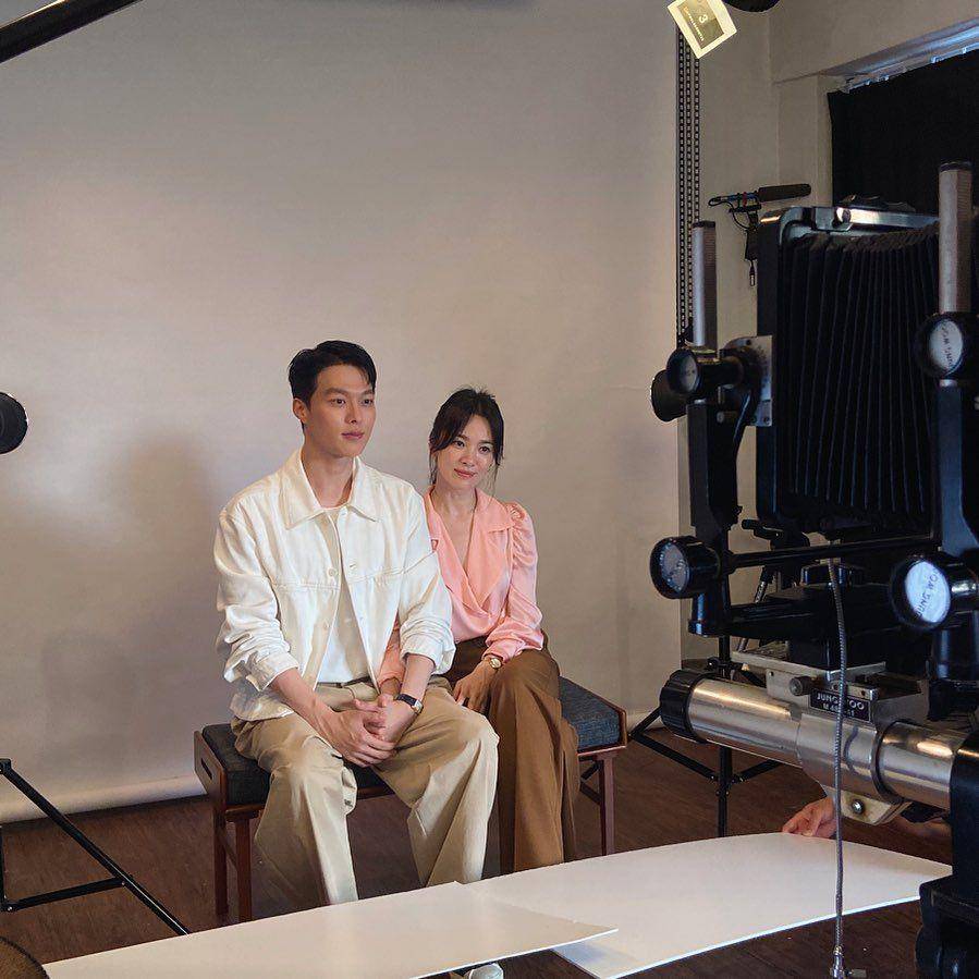 Jang Ki Yong dan Song Hye Kyo di balik layar Now, We Are Breaking Up (instagram.com/nowwearebreakingup_official)