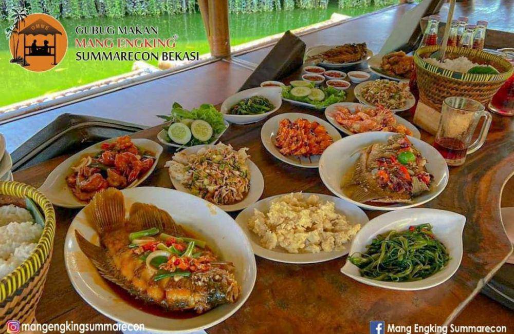 hidangan seafood di Gubug Makan Mang Engking (instagram.com/mangengkingsummarecon)