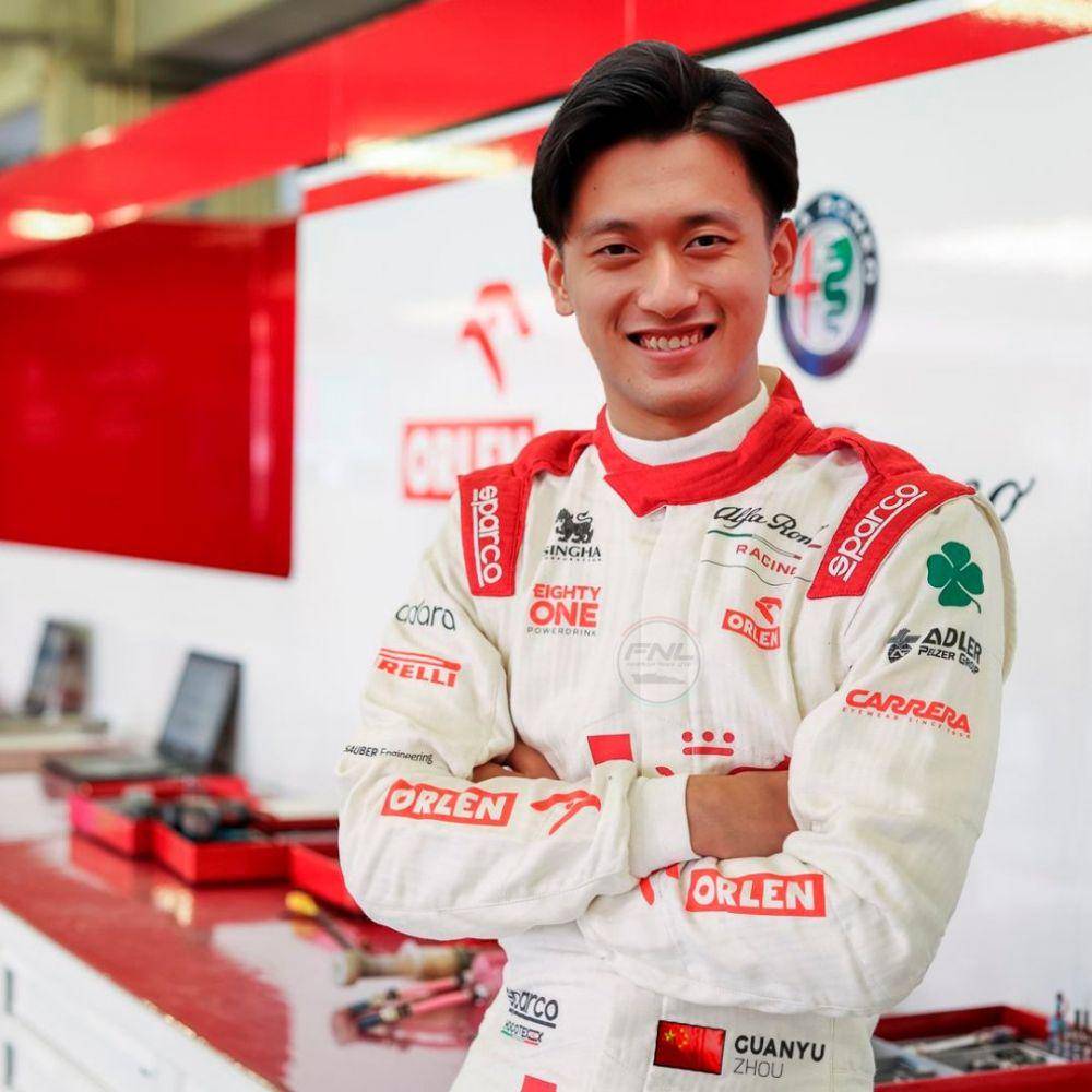pembalap Alfa Romeo Guanyu Zhou (twitter.com/FormulaNewsLive)