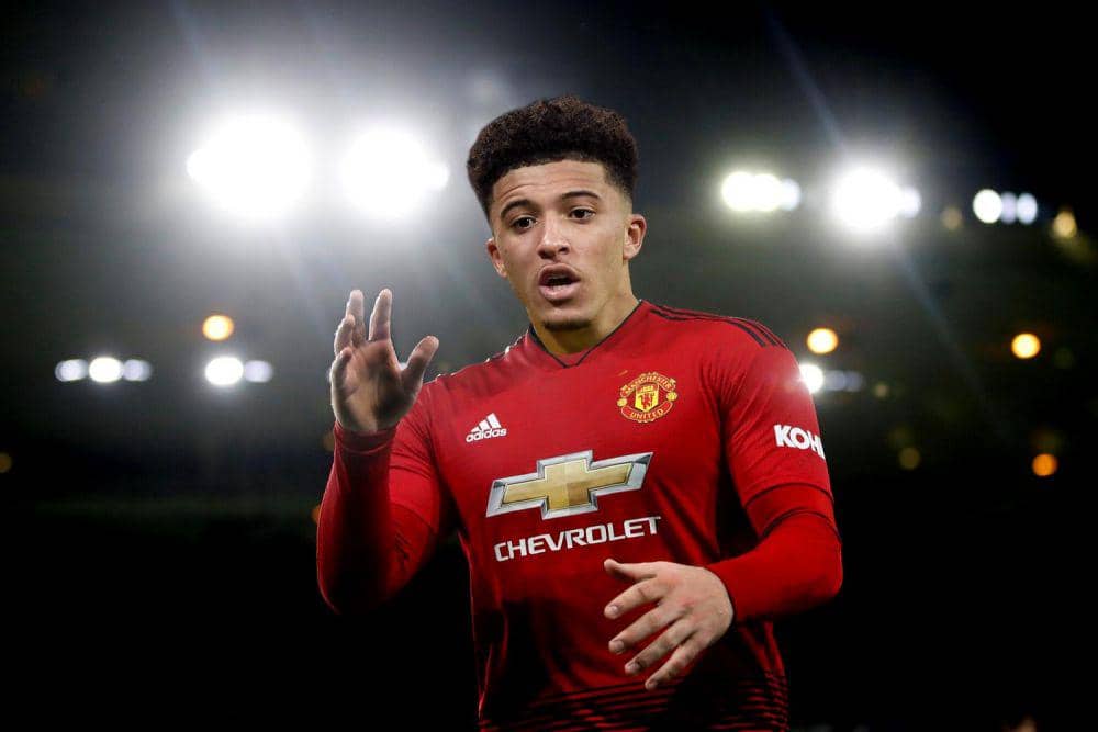 potret Jadon Sancho bersama Manchester United (allaboutfpl.com)