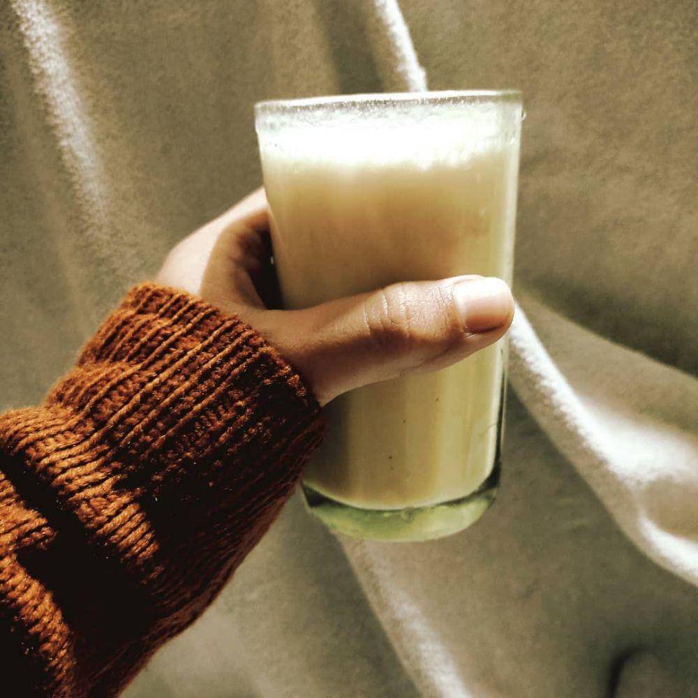 Susu pisang (instagram.com/whiteandbeigelife)