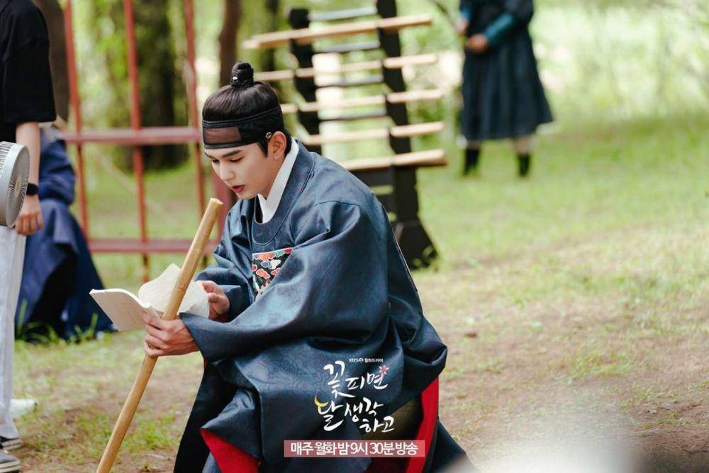 potret di balik layar drama Moonshine (instagram.com/kbsdrama)