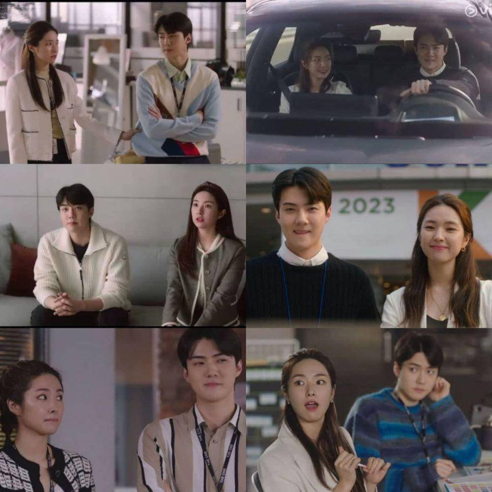 Sehun dan Shin Ha Young di drama Now We Are Breaking Up (Dok. SBS/Now We Are Breaking Up)